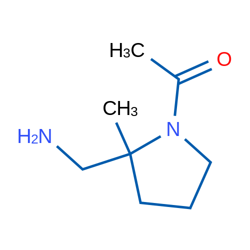 1-[2-(Aminomethyl)-2-methylpyrrolidin-1-yl]ethan-1-one 1g