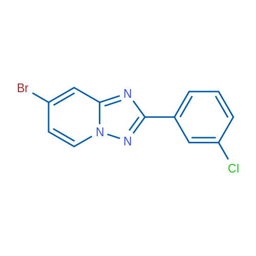 7-Bromo-2-(3-chlorophenyl)-[1,2,4]triazolo[1,5-a]pyridine 1g