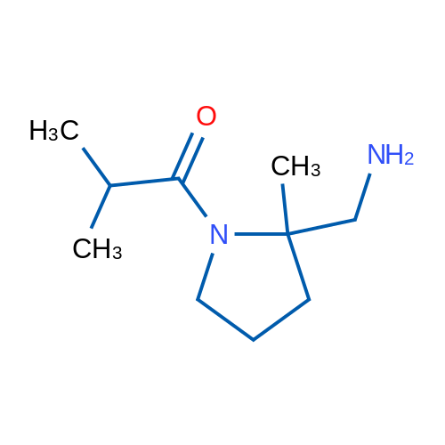 1-[2-(Aminomethyl)-2-methylpyrrolidin-1-yl]-2-methylpropan-1-one 1g