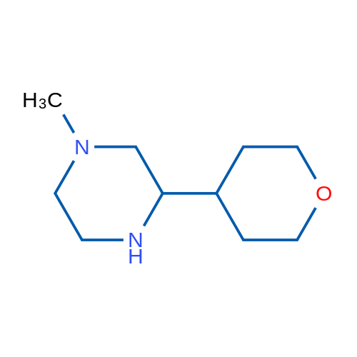 1-Methyl-3-(tetrahydro-2H-pyran-4-yl)piperazine 250mg
