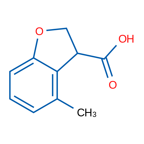 4-Methyl-2,3-dihydro-1-benzofuran-3-carboxylic acid 1g