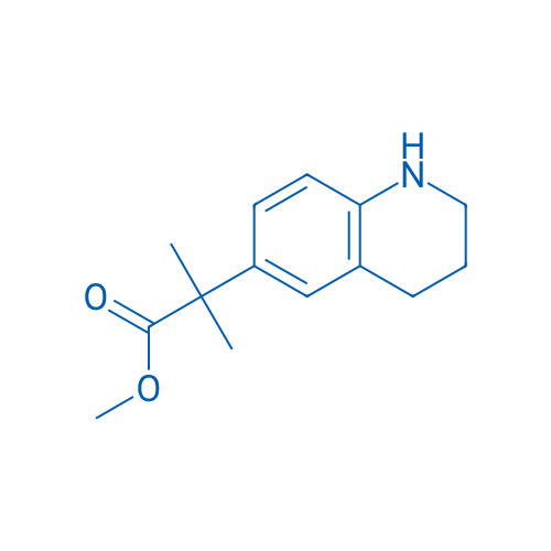 Methyl 2-methyl-2-(1,2,3,4-tetrahydroquinolin-6-yl)propanoate 100mg