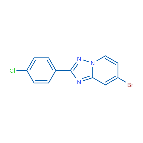 7-Bromo-2-(4-chlorophenyl)-[1,2,4]triazolo[1,5-a]pyridine 1g