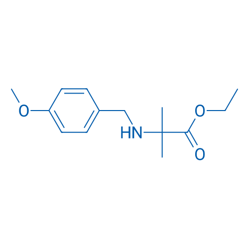 Ethyl 2-((4-methoxybenzyl)amino)-2-methylpropanoate 250mg