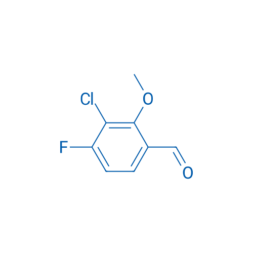 3-Chloro-4-fluoro-2-methoxybenzaldehyde 100mg