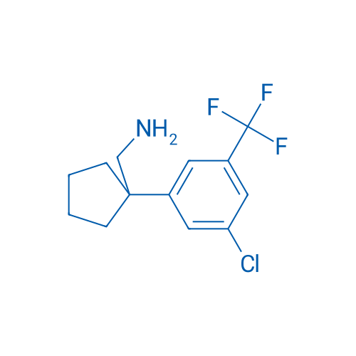 (1-(3-Chloro-5-(trifluoromethyl)phenyl)cyclopentyl)methanamine 250mg
