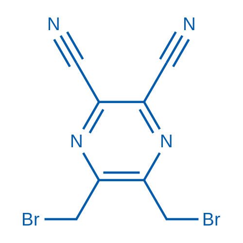 5,6-Bis(bromomethyl)pyrazine-2,3-dicarbonitrile 1g