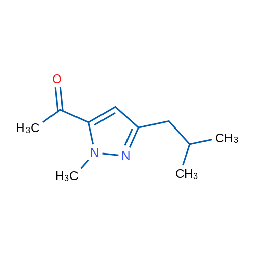 1-[1-Methyl-3-(2-methylpropyl)-1H-pyrazol-5-yl]ethan-1-one 1g