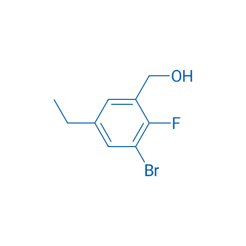 3-Bromo-5-ethyl-2-fluorobenzyl alcohol 250mg