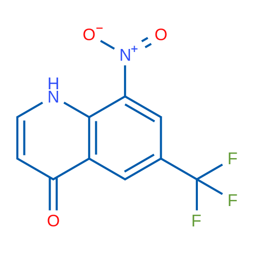 8-Nitro-6-(trifluoromethyl)quinolin-4(1H)-one 5g