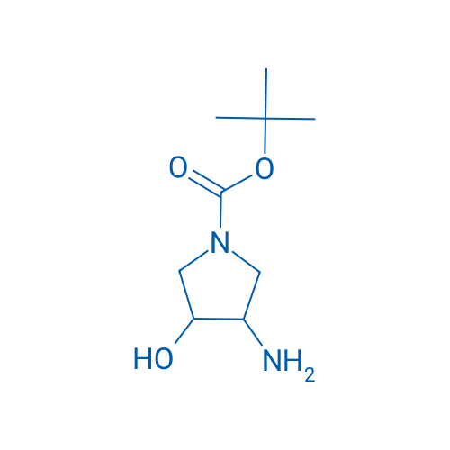 tert-Butyl 3-amino-4-hydroxypyrrolidine-1-carboxylate 100mg
