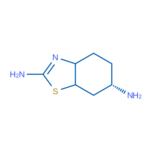 (6S)-3A,4,5,6,7,7a-hexahydrobenzo[d]thiazole-2,6-diamine 250mg