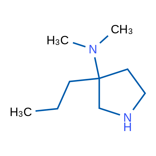 N,N-Dimethyl-3-propylpyrrolidin-3-amine 1g