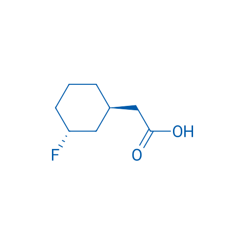 2-[(1S,3R)-3-Fluorocyclohexyl]acetic acid 100mg