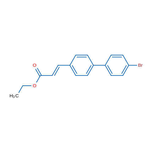 Ethyl (2E)-3-{4'-bromo-[1,1'-biphenyl]-4-yl}prop-2-enoate 1g