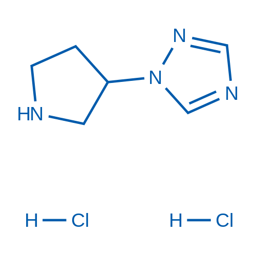 1-(Pyrrolidin-3-yl)-1H-1,2,4-triazole dihydrochloride 250mg