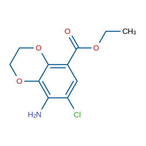 Ethyl 8-amino-7-chloro-2,3-dihydrobenzo[b][1,4]dioxine-5-carboxylate 1g