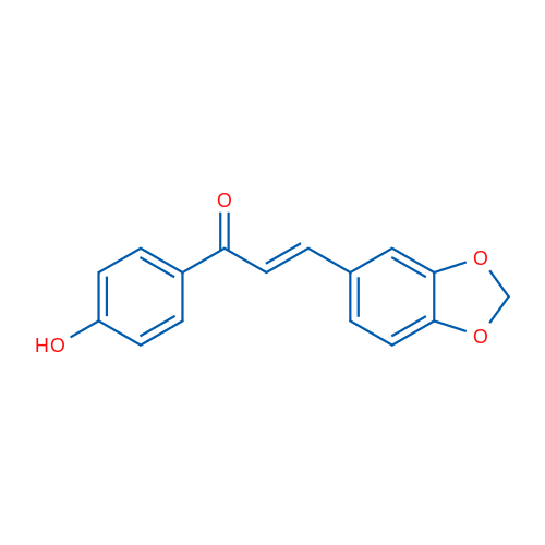 3-(Benzo[d][1,3]dioxol-5-yl)-1-(4-hydroxyphenyl)prop-2-en-1-one 5g