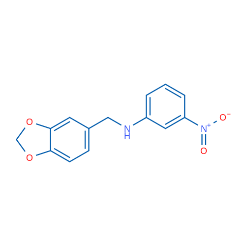 N-(Benzo[d][1,3]dioxol-5-ylmethyl)-3-nitroaniline 1g