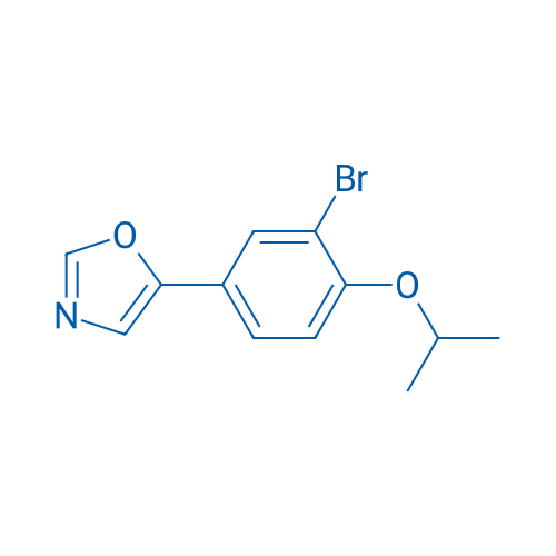 5-(3-Bromo-4-isopropoxyphenyl)oxazole 250mg