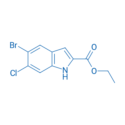 Ethyl 5-bromo-6-chloro-1H-indole-2-carboxylate 1g