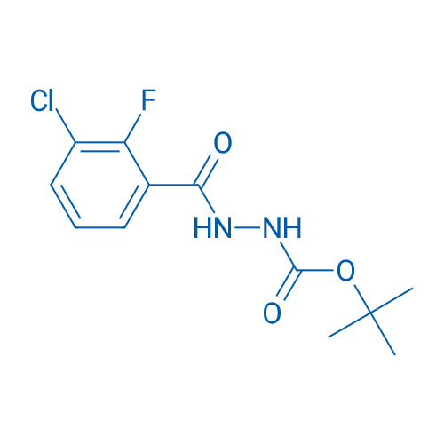 tert-Butyl 2-(3-chloro-2-fluorobenzoyl)hydrazinecarboxylate 250mg