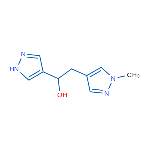 2-(1-Methyl-1H-pyrazol-4-yl)-1-(1H-pyrazol-4-yl)ethan-1-ol 1g