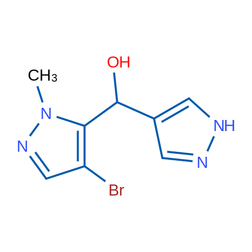 (4-Bromo-1-methyl-1H-pyrazol-5-yl)(1H-pyrazol-4-yl)methanol 1g