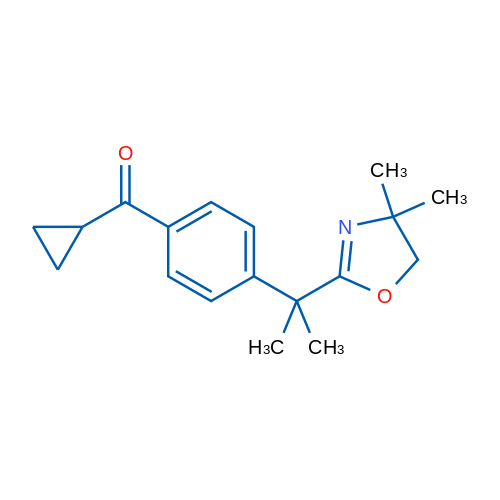 Cyclopropyl[4-[1-(4,4-dimethyl-4,5-dihydro-1,3-oxazol-2-yl)-1-methylethyl]phenyl]methanone 1g