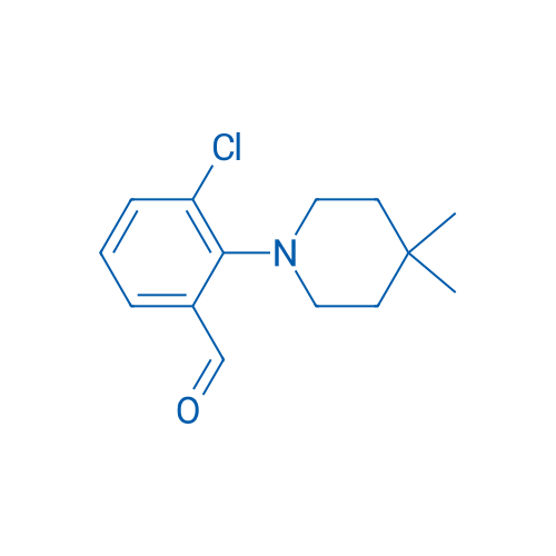 3-Chloro-2-(4,4-dimethyl-1-piperidinyl)benzaldehyde 5g