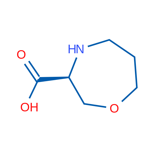 (3S)-1,4-Oxazepane-3-carboxylic acid 100mg