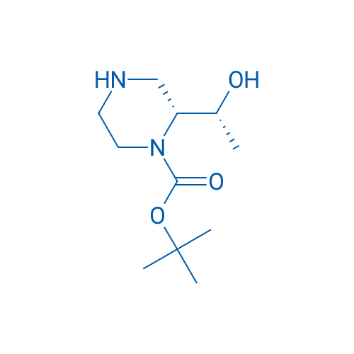 (R)-tert-Butyl 2-((R)-1-hydroxyethyl)piperazine-1-carboxylate 250mg