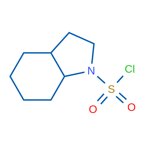 Octahydro-1H-indole-1-sulfonyl chloride 1g