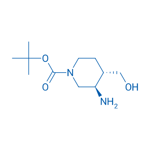 tert-Butyl (3R,4S)-3-amino-4-(hydroxymethyl)piperidine-1-carboxylate 1g