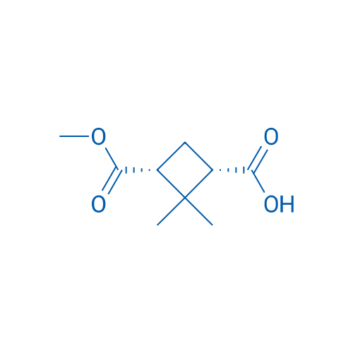 (1S,3R)-3-(Methoxycarbonyl)-2,2-dimethylcyclobutane-1-carboxylic acid 250mg
