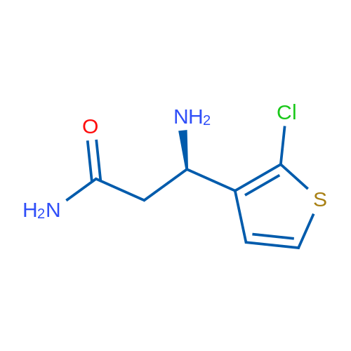 (3R)-3-Amino-3-(2-chlorothiophen-3-yl)propanamide 1g