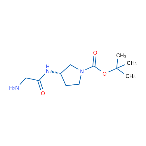 (S)-tert-Butyl 3-(2-aminoacetamido)pyrrolidine-1-carboxylate 1g