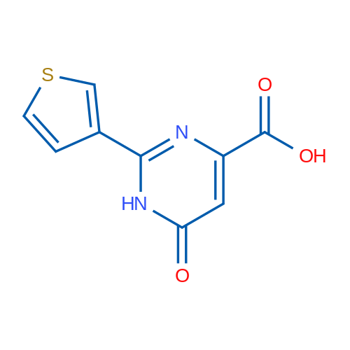 6-Oxo-2-(thiophen-3-yl)-1,6-dihydropyrimidine-4-carboxylic acid 1g