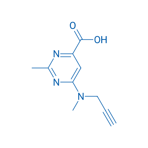 2-Methyl-6-[methyl(prop-2-yn-1-yl)amino]pyrimidine-4-carboxylic acid 1g