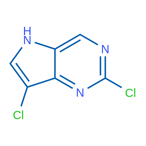 2,7-Dichloro-5H-pyrrolo[3,2-d]pyrimidine 1g