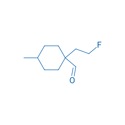 1-(2-Fluoroethyl)-4-methylcyclohexane-1-carbaldehyde 1g
