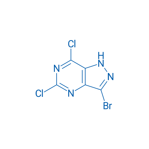 3-Bromo-5,7-dichloro-1H-pyrazolo[4,3-d]pyrimidine 50mg