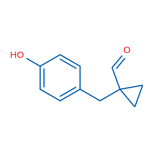 1-[(4-Hydroxyphenyl)methyl]cyclopropane-1-carbaldehyde 1g