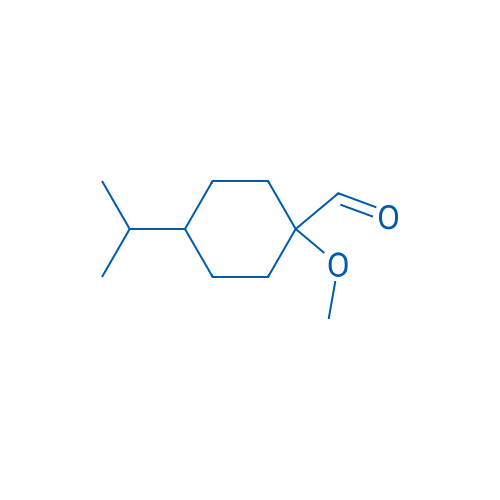 1-Methoxy-4-(propan-2-yl)cyclohexane-1-carbaldehyde 1g