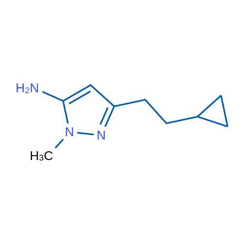 3-(2-Cyclopropylethyl)-1-methyl-1H-pyrazol-5-amine 1g