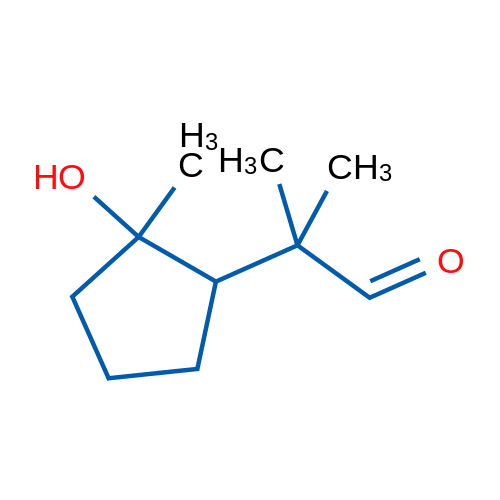 2-(2-Hydroxy-2-methylcyclopentyl)-2-methylpropanal 1g