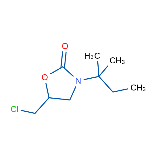 5-(Chloromethyl)-3-(2-methylbutan-2-yl)-1,3-oxazolidin-2-one 1g