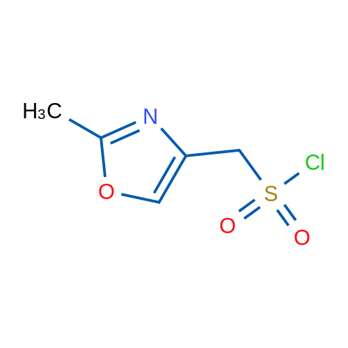 (2-Methyl-1,3-oxazol-4-yl)methanesulfonyl chloride 1g