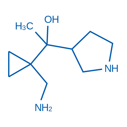 1-[1-(Aminomethyl)cyclopropyl]-1-(pyrrolidin-3-yl)ethan-1-ol 1g