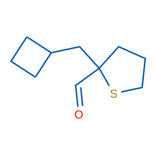 2-(Cyclobutylmethyl)thiolane-2-carbaldehyde 1g